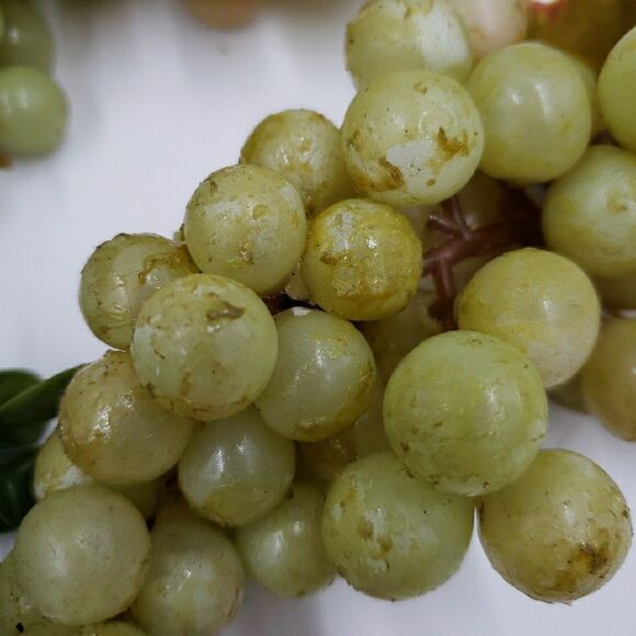 Vtg Cornucopia Basket FALL Centerpiece Horn of Plenty Fruit Nuts Thanksgiving - Picture 16 of 16